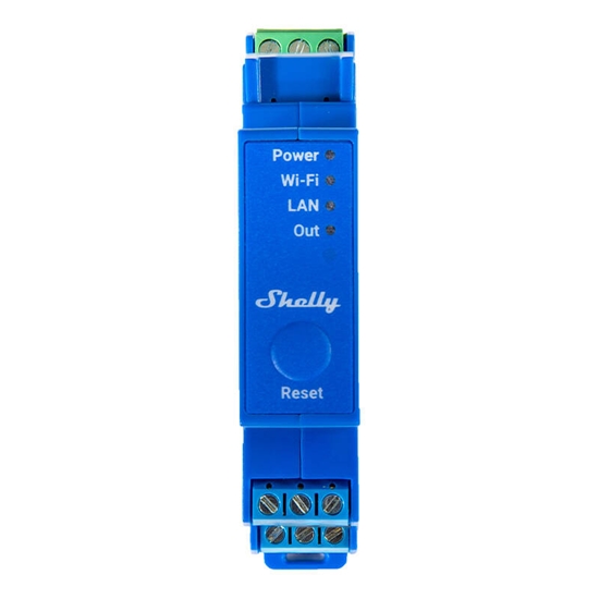 Picture of DIN Rail Smart Switch Shelly Pro 1 with dry contac