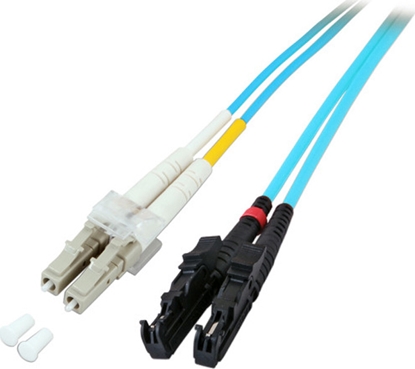 Attēls no Divers Quality LWL-Kabel duplex 50/125µm OM3, E2000/LC, grün, 10 m