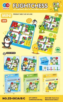 Attēls no Djeco Gra Planszowa LUDO Pingwin