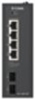 Изображение D-Link DIS-100G-06P 6Port Gigabit Switch Industrial PoE 4x Rj45 + 2x SFP