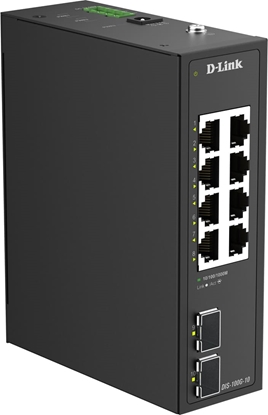 Attēls no D-Link DIS-100G-10 10-Port Switch Industrial Gigabit 4x Rj45 + 2x SFP