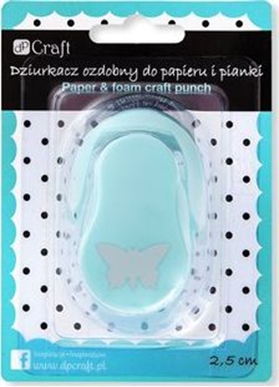 Изображение DP Craft Dziurkacz ozdobny do papieru i pianki DPCRAFT 2, 5cm Motyl Dalprint