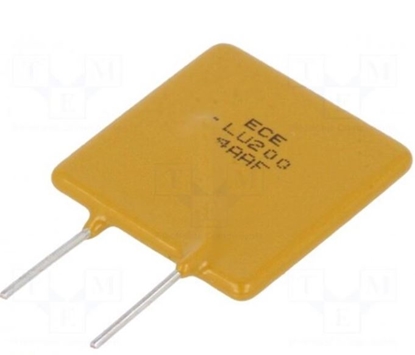 Изображение Drošinātājs: PTC polimērs | 2A | soma | Ø0,81x7,6 mm