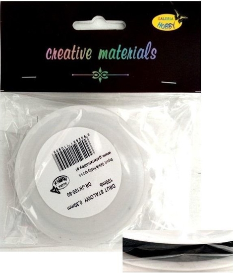 Picture of Drut stalowy 0.3mm dua szpula 100mb czarny