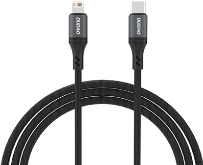 Picture of Dudao Kabel w oplocie L3CL USB-C / Lightning 30W 1.2m czarny