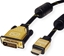 Picture of DVI (24+1)  - HDMI, kabelis, Dual Link, M / M, 2.0m, Roline GOLD