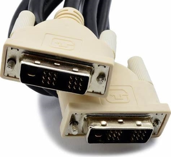 Изображение DVI -D single link monitora kabelis, 18+1, M/M, 1,8m Generic