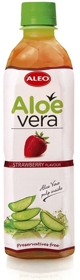 Picture of Dzēriens ALEO Aloe Vera ar zemeņu garšu, PET, 1.5l(DEP)