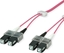 Изображение Easylan saCon Patch cables LED-Duplex 50/125µm OM4, SC/SC, violet, 10 m