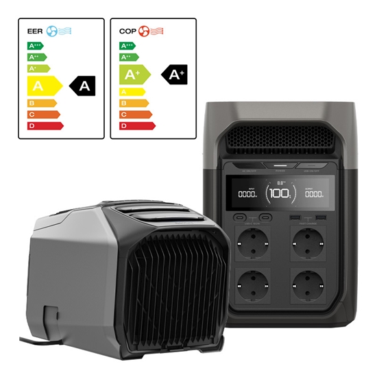 Picture of EcoFlow Zestaw Ecoflow* Stacja zasilania Delta 3 + Klimatyzator Wave 3