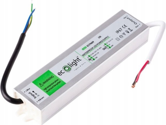 Picture of ECOLIGHT2 Zasilacz LED hermetyczny Ecolight EC79609 IP67 60W 12V