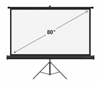 Attēls no Ekran do projektora Deluxx Ekran projekcyjny na statywie Camrock Matte T 80