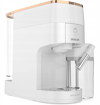 Attēls no Ekspres przelewowy Sencor SCC 3001WH Ekspres kapsukowy ze spieniaczem