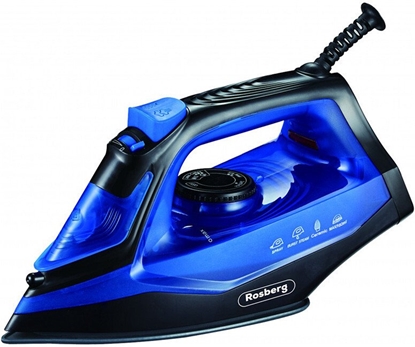 Изображение elazko Ultra Parts elazko Rosberg R51050G 2200W 160ml. ceramiczny talerz niebieski z czarnym 555R51050G (3800235309971)