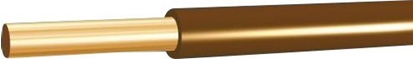 Изображение Elektrokabel Przewód instalacyjny H07V-U (DY) 1x10 brzowy 100m