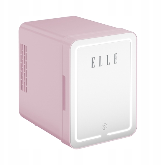 Picture of Elle Mini lodówka z lusterkiem do makijau LED ELLE 4L fioletowa