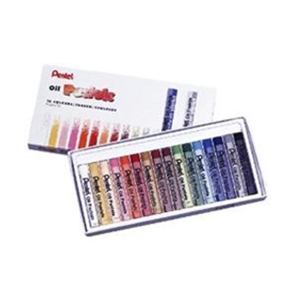 Изображение Eļļas pasteļkrītiņi 16 krāsas OIL PASTELSˇPENTEL