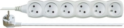Изображение Emos Przeduacz 6-gniazd z/u 5m /H05VV-F 3G1/ biay P0615