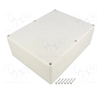Picture of Enclosure: multipurpose; X: 174mm; Y: 224mm; Z: 80mm; ABS; grey; IP65