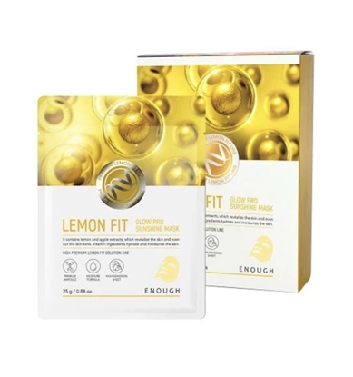 Attēls no Enough Lemon Fit Glow Sunshine Mask 25g