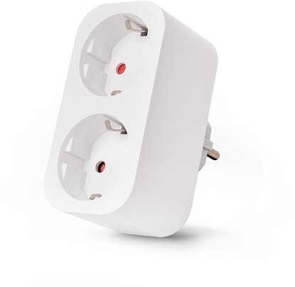 Picture of ENTAC Entac ES-DSA-WIBLE adapter wtyczek zasilajcych Biay