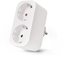 Picture of ENTAC Entac ES-DSA-WIBLE adapter wtyczek zasilajcych Biay