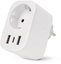 Attēls no ENTAC Entac ES-SSAUSB-WIBLE adapter wtyczek zasilajcych Biay