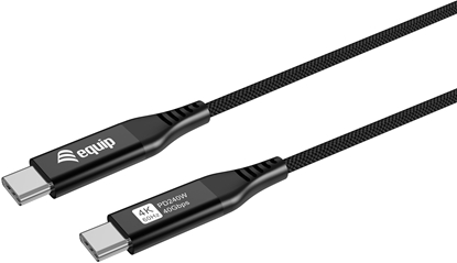 Picture of Equip 128389 USB kabelis USB4 Gen 3x2 1,2 m USB C Melns