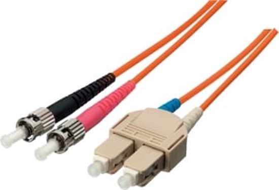 Изображение Equip 252333 InfiniBand un optiskās šķiedras kabelis 3 m SC ST Dzeltens