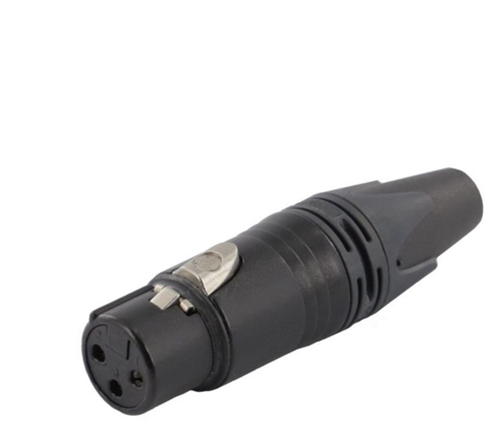 Picture of Equip Kabelverbinder 3-Polig Büchse                  schwarz