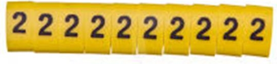 Изображение Ergom Oznacznik przewodów OZ-2 / 2 óty 100szt. (E04ZP-01020400300)