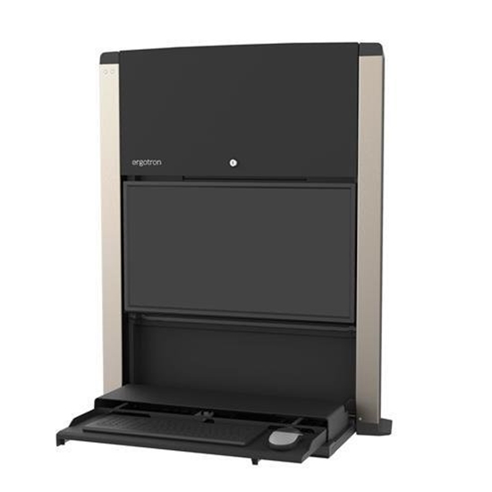 Изображение Ergotron CareFit 24-inch Sit-Stand Enclosure, Matte Black