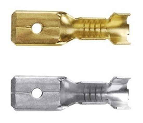 Изображение Erko Wsuwka przewodowa TS 2,5mm2 100szt. - TS_6,3-2/100