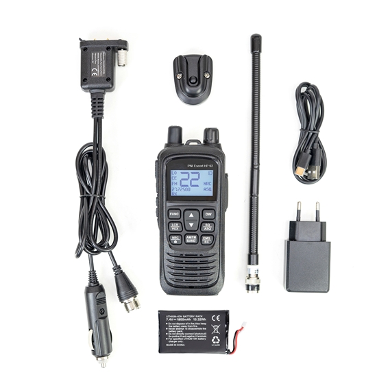 Picture of Escort HP 92 multistandarta portatīvā CB rācija, 4W, AM-FM, NRC, Dual Watch, Roger Beep