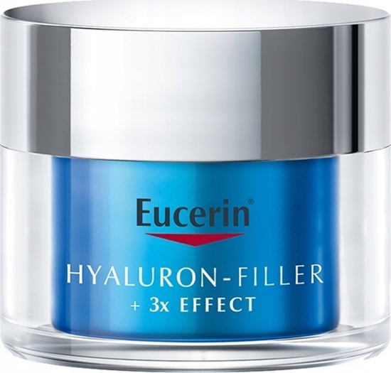 Изображение Eucerin  EUCERIN_Hyaluron-Filler 3x Gel-Cream Effect Night Care Hydration Booster krem do twarzy na noc 50ml