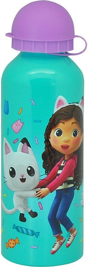 Изображение Euromic GABBY'S DOLLHOUSE Water bottle, aluminum 500ml