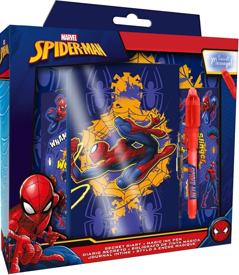 Picture of Euroswan Pamitnik z magicznym dugopisem Spiderman