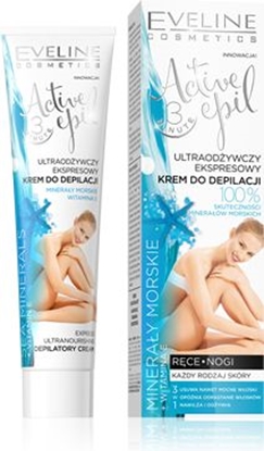 Picture of Eveline Active Epil Ultraodywczy ekspresowy krem do depilacji 3 minutowy Mineray Morskie 125ml