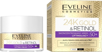 Picture of Eveline Cosmetics 24K Gold&Retinol Skoncentrowany Krem Liftingujcy 50+ 50ml