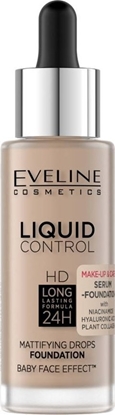 Attēls no Eveline Eveline Liquid Control HD Podkad do twarzy z dropperem nr 025 Light Rose  32ml