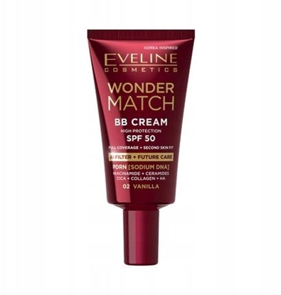Attēls no Eveline EVELINE Wonder Match Krem BB SPF 50 02 Vanilla 30 ml