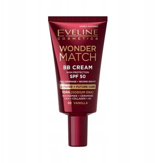 Изображение Eveline EVELINE Wonder Match Krem BB SPF 50 02 Vanilla 30 ml