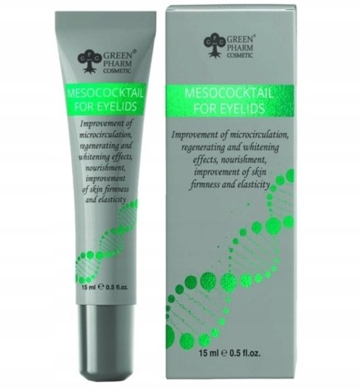 Picture of Eveline GREEN PHARM COSMETICS Eyelids Mesococktail koktajl do oczu 15ml