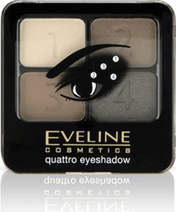 Picture of Eveline Quattro Paletka 4 cieni do powiek 10 5,2g