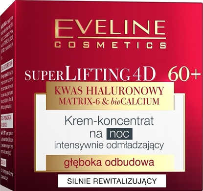 Picture of Eveline Super Lifting 4D 60+ Krem-koncentrat na noc intensywnie odmadzajcy 50ml