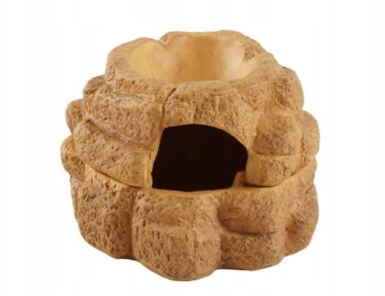 Picture of Exo Terra Big Rock, kryjówka z misk, do terrarium, ceramiczna, M, 15x18x11 cm, 75 ml