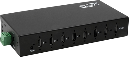 Picture of Exsys EX-12277HMS 7-Port USB 3.2 Gen 2 Metall HUB, mit 7x C-Anschlüsse