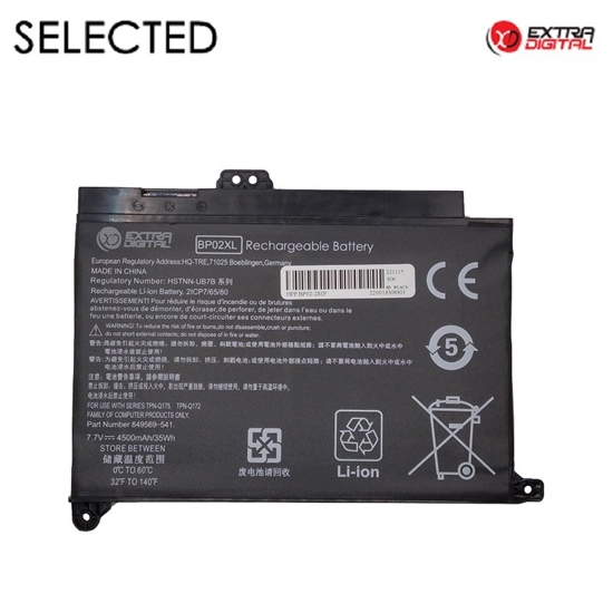Picture of ExtraDigital BP02XL Battery for HP Laptop 4500mAh