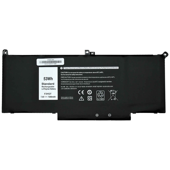 Изображение ExtraDigital F3YGT / DM3WC Battery for DELL Laptop 7.4V / 7200mAh / 53Wh