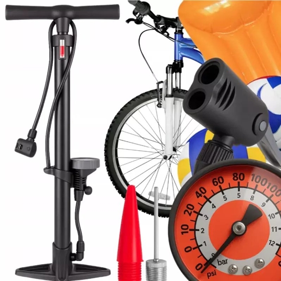 Picture of ExtraLink Bicycle and Car Pump with Pressure Gauge